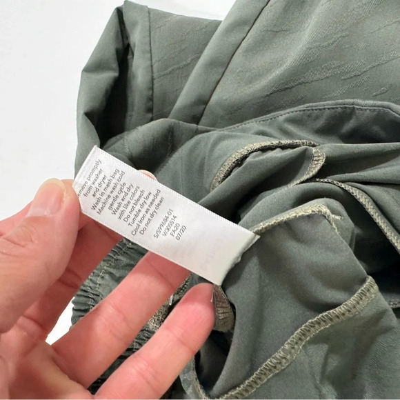 Athleta Brooklyn Textured Jogger Pants Mountain Olive Green - Picture 4 of 9